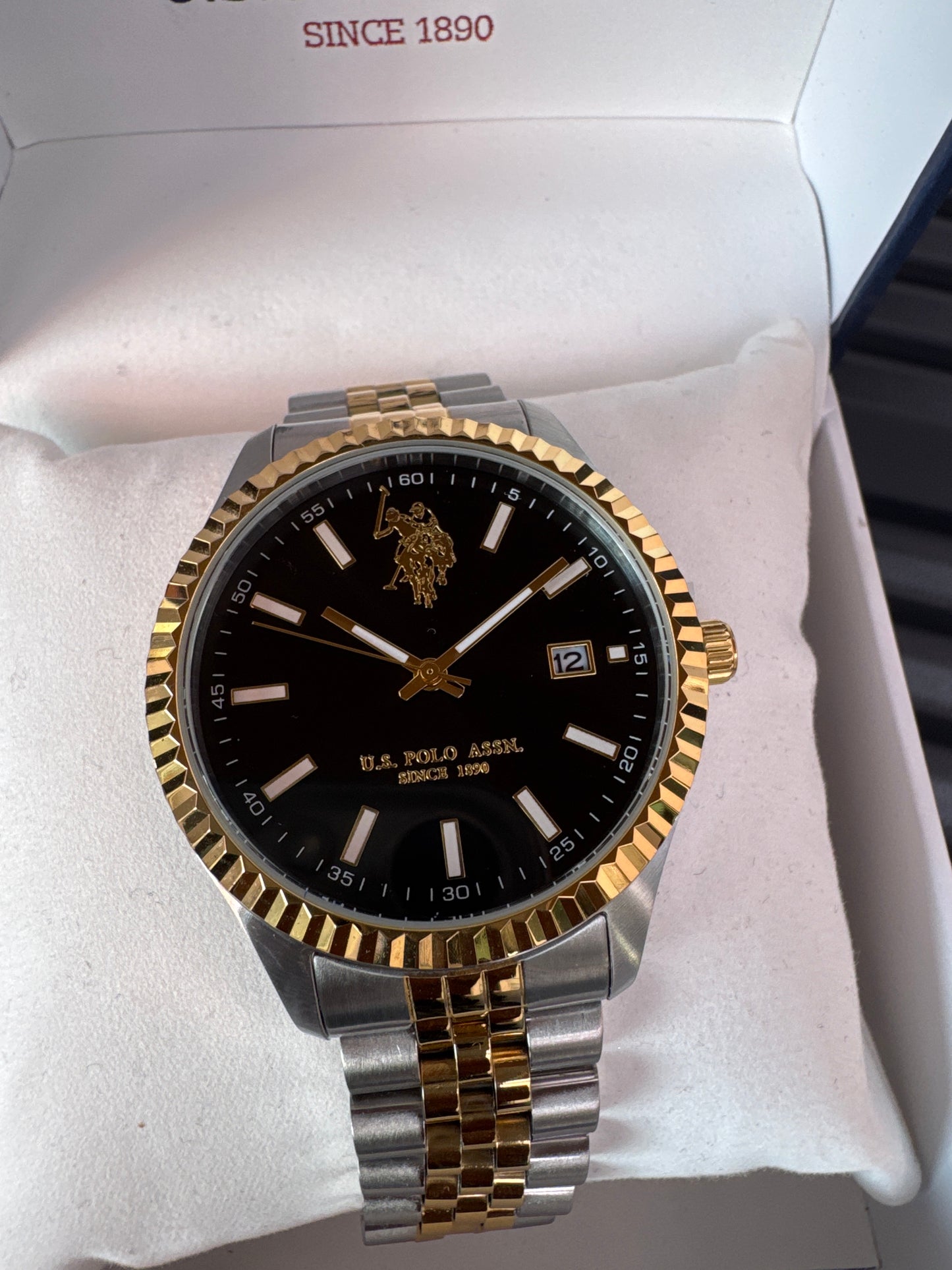 US Polo Two-Tone Watch