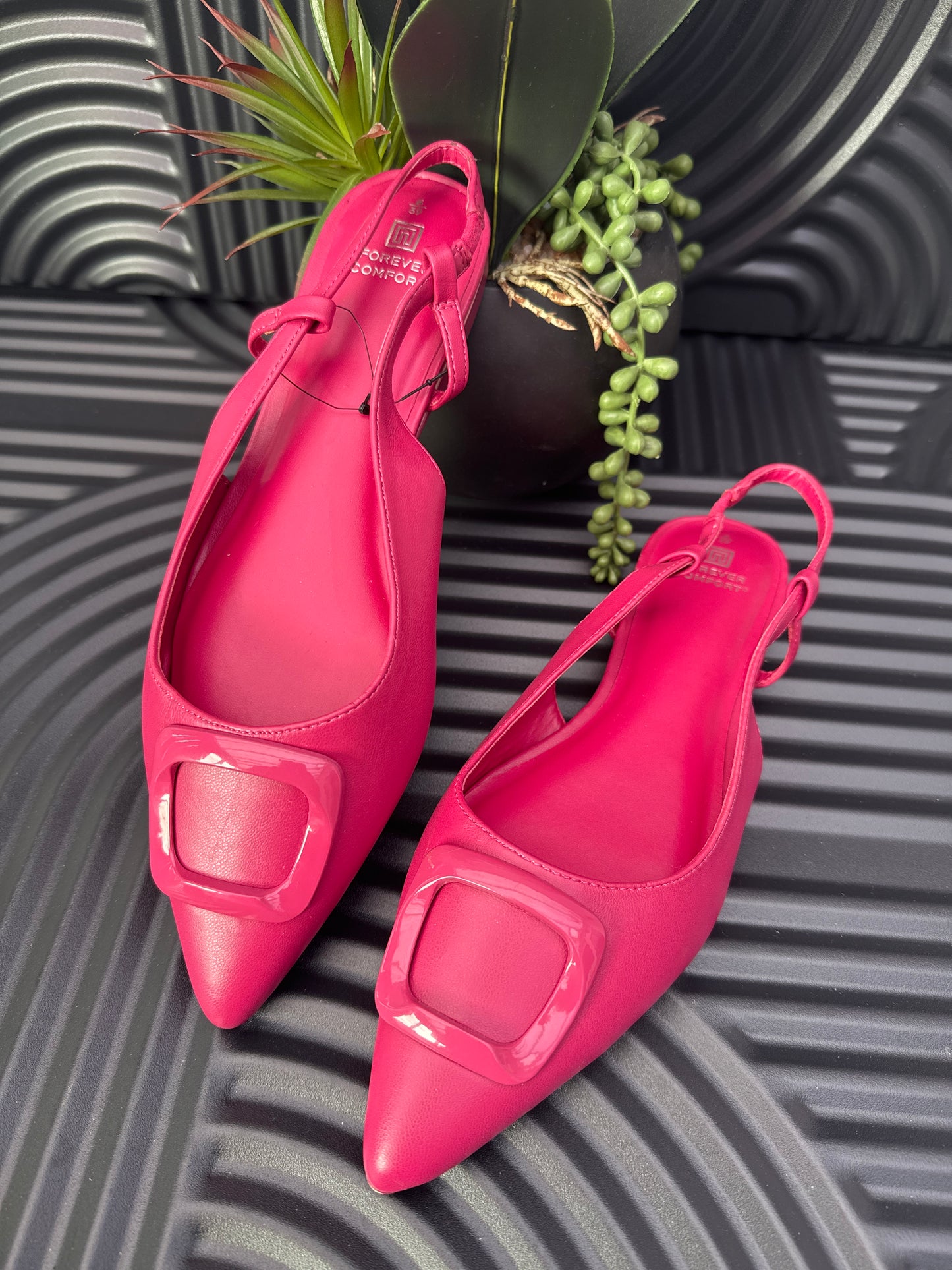 Pointed Strappy Flats