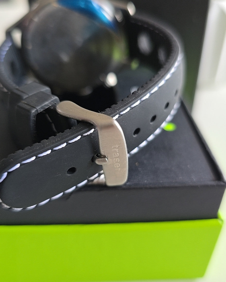 TRASER Chronograph Black Strap Watch