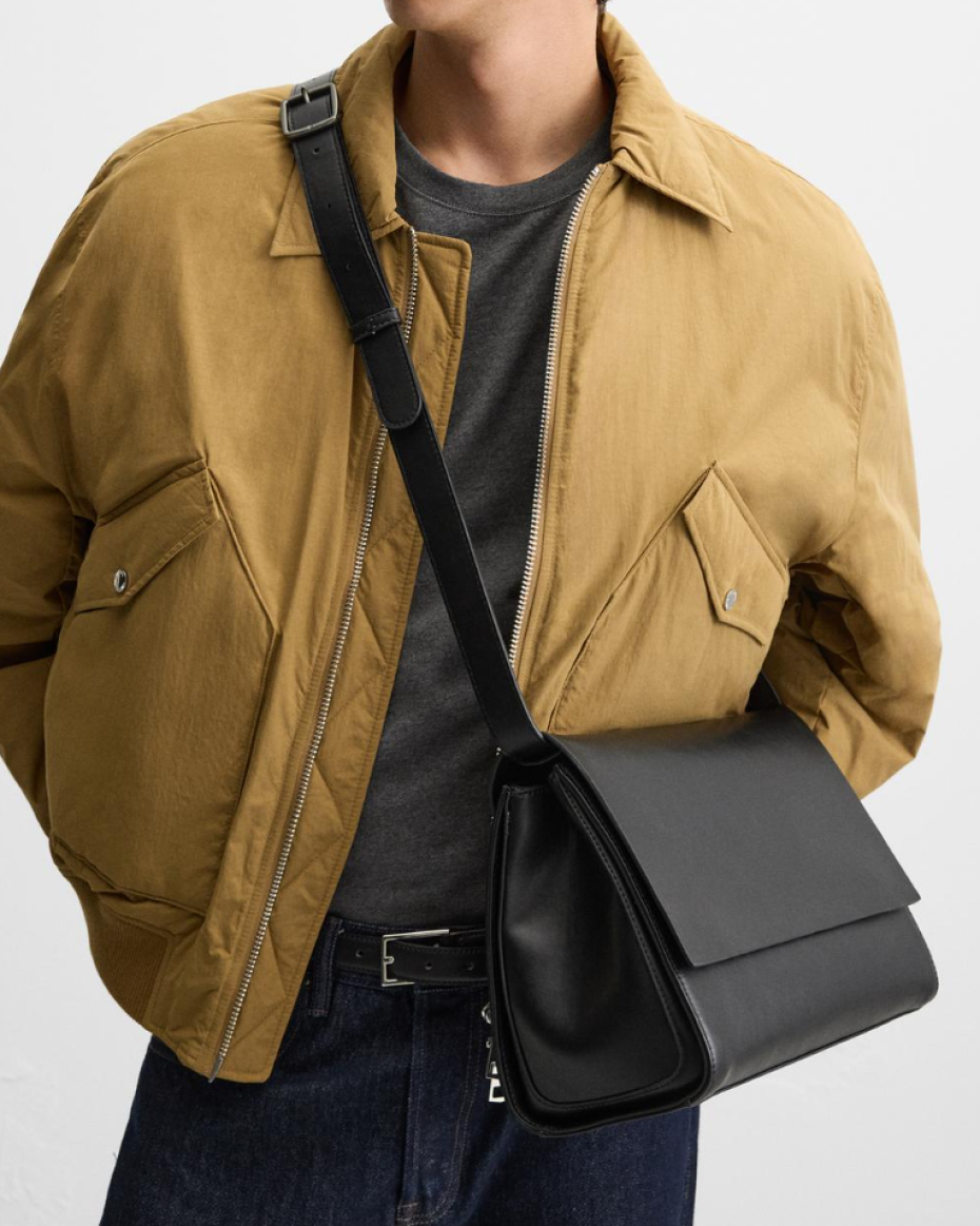 CROSSBODY BAG WITH FOLDOVER FLAP