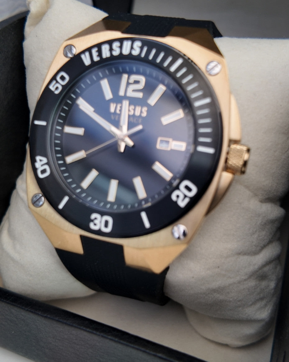 Versus Versace Silicon Strap Watch