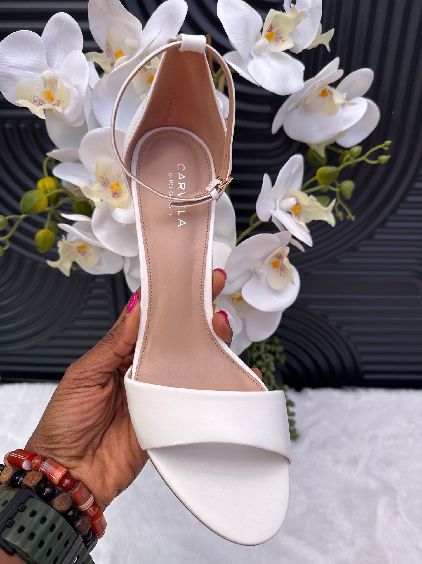 Leather Ankle Strap Sandal