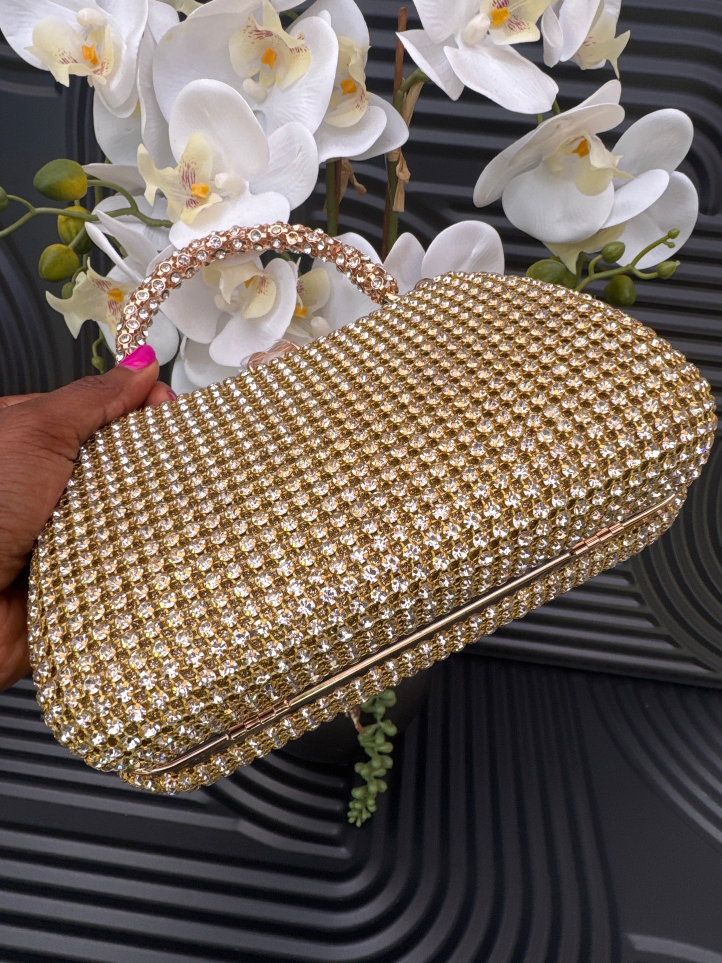Gold Clutch Bag
