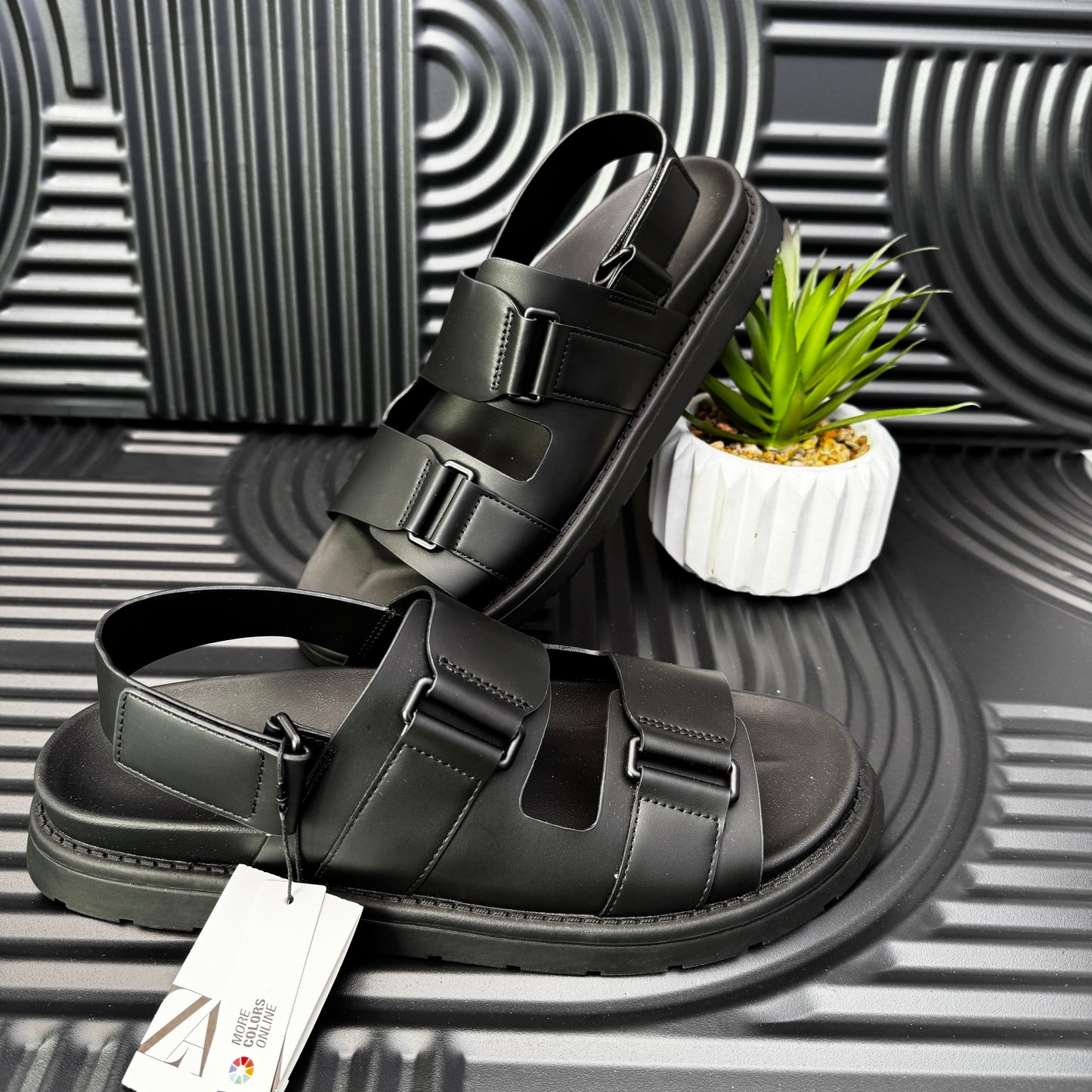 Zara Double-Strap Sandals