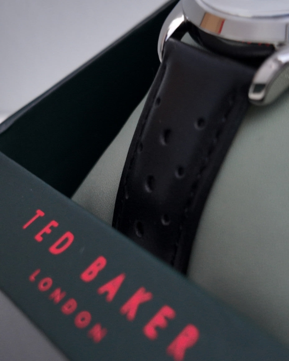 Ted Baker Black Genuine Leather Watch