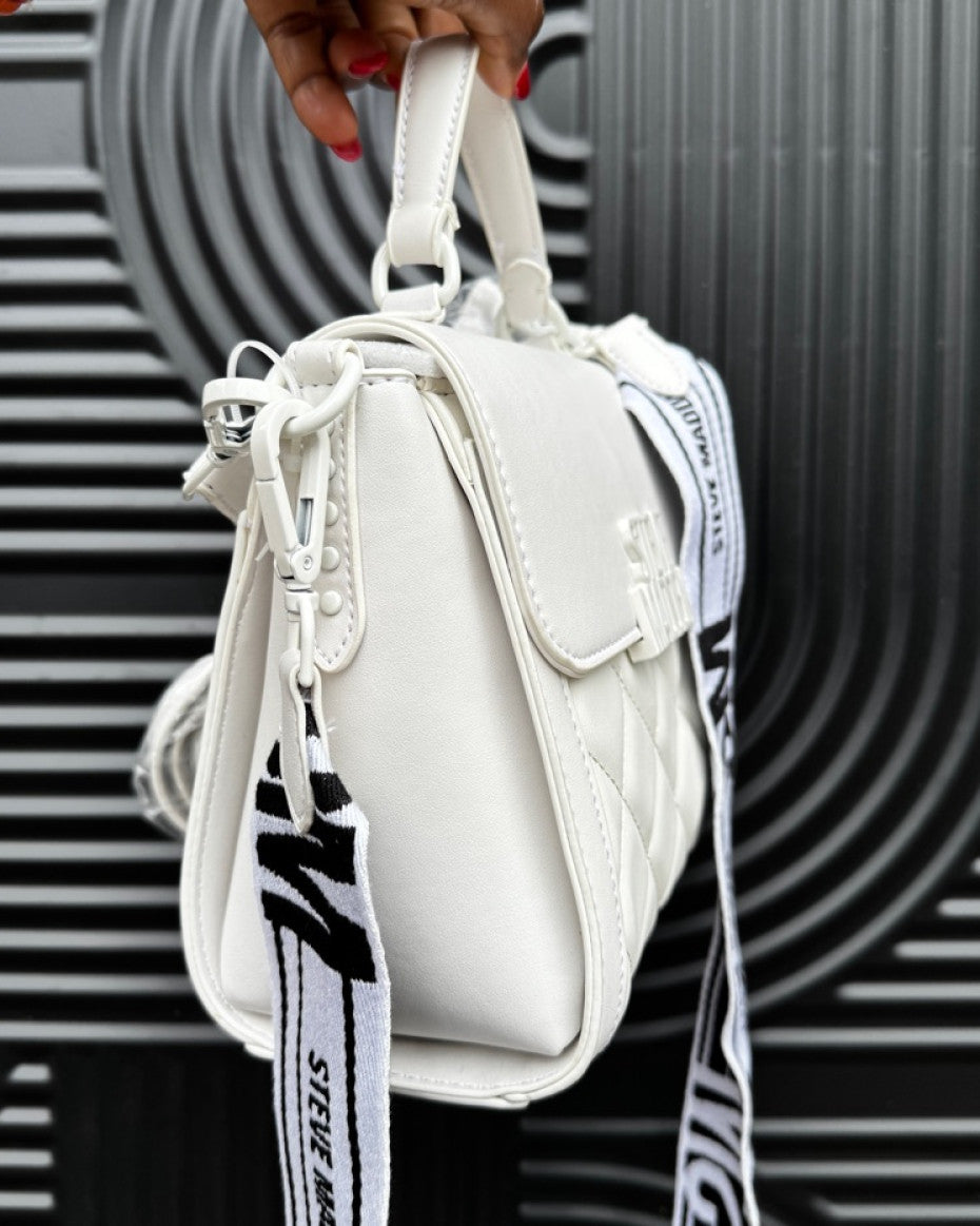 Steve Madden White Crossbody Bag