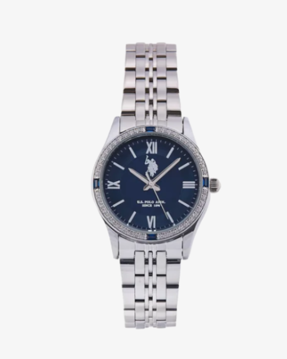 US Polo Assn Dark Blue Stainless Steel Watch