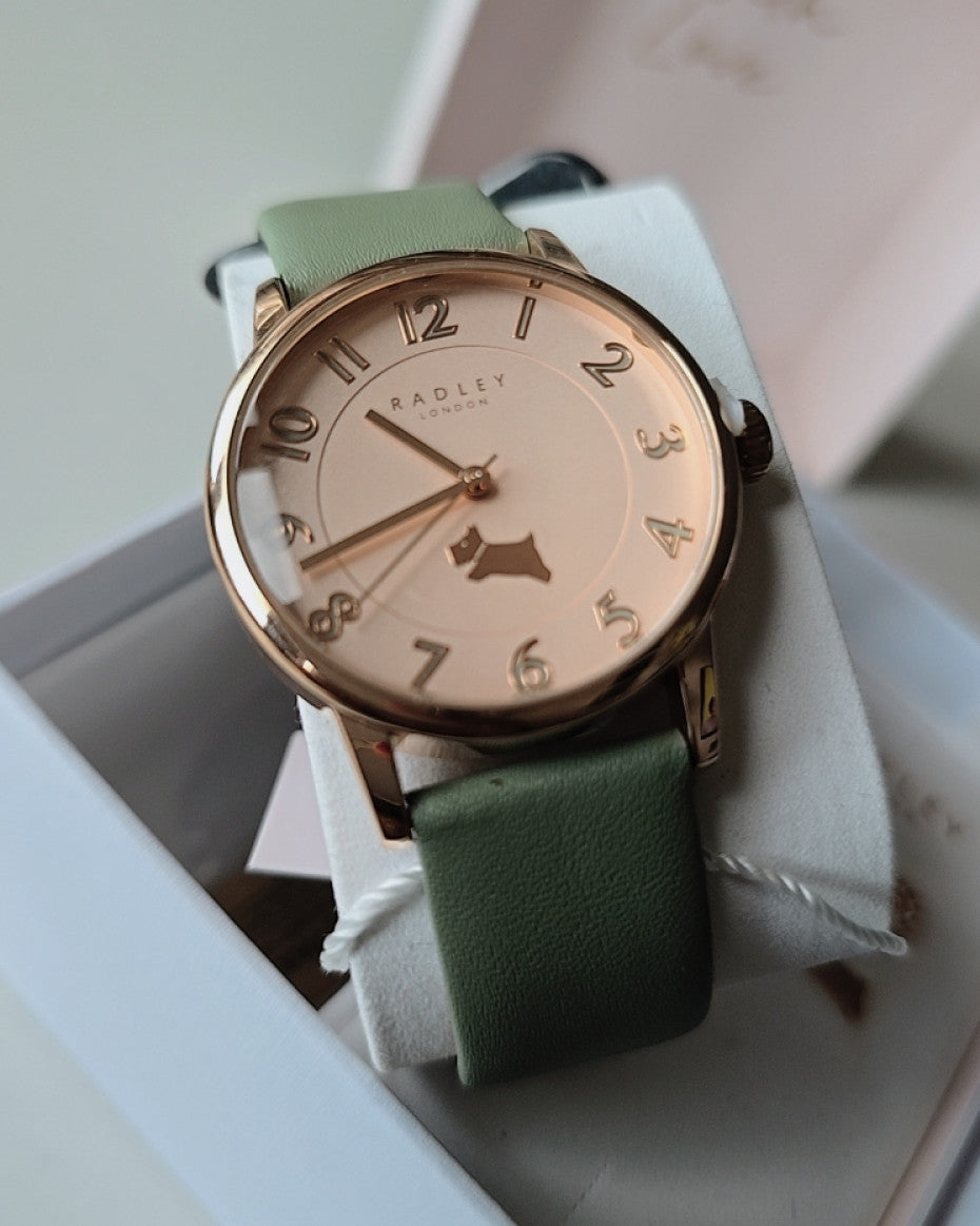 Radley Ladies Leather Strap Watch and Earring Set
