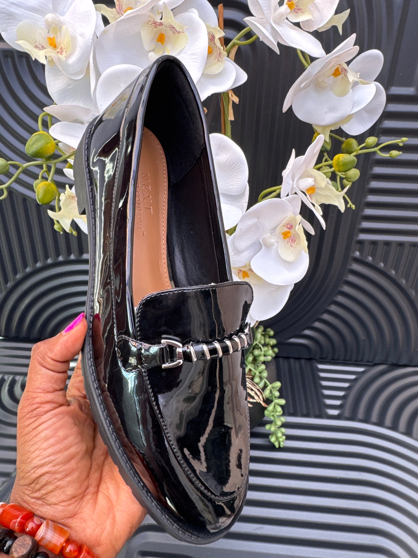 Patent Leather Loafers ladies