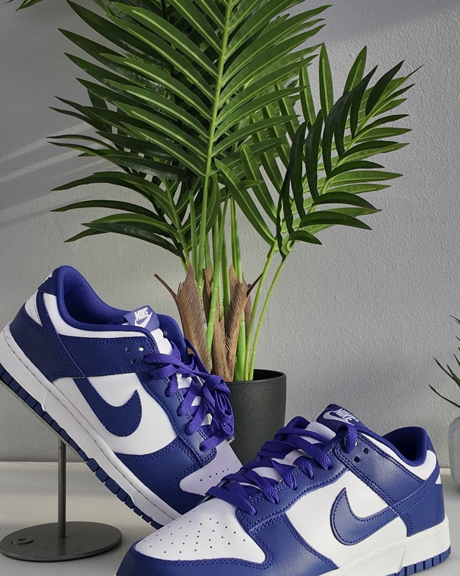 Nike Low Sneakers in Blue & White