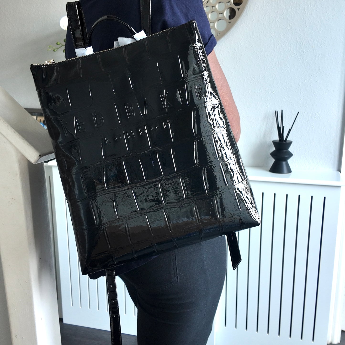 Leather Icon Backpack