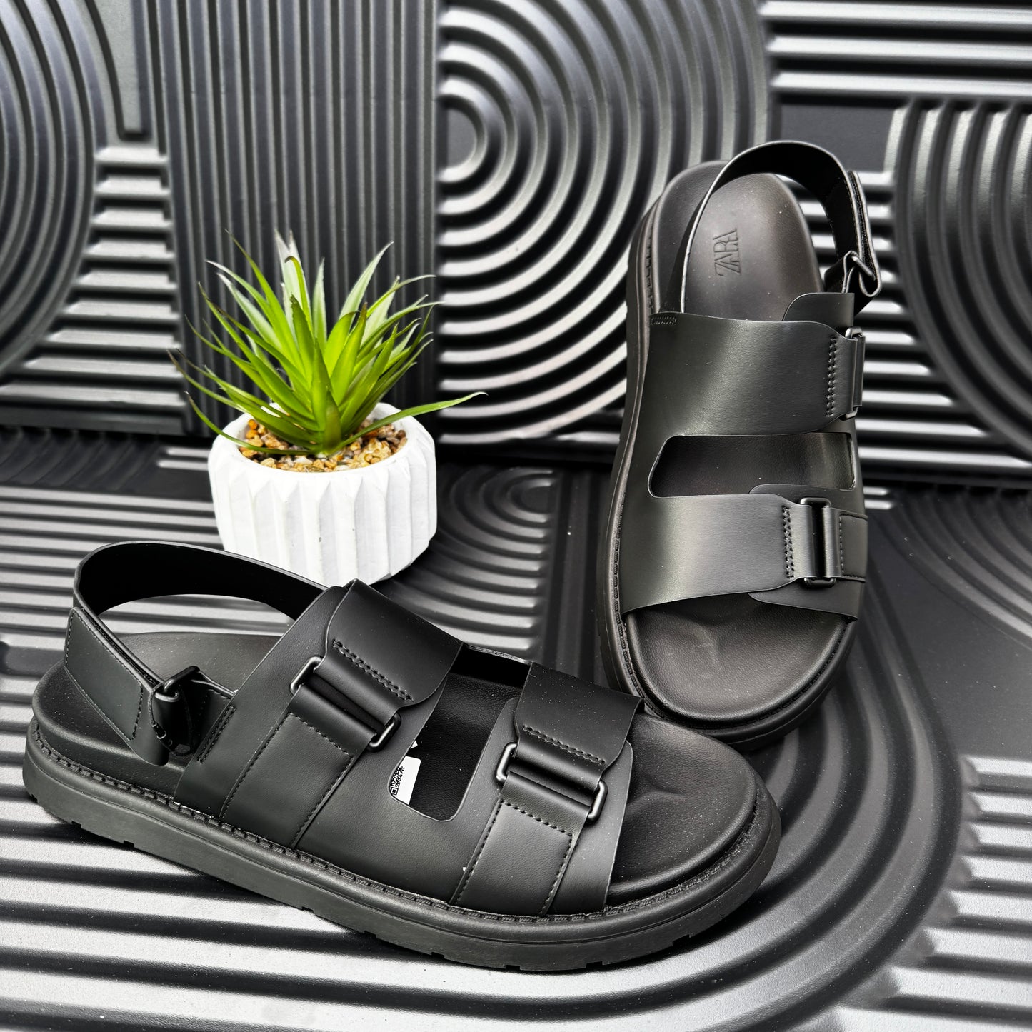 Zara Double-Strap Sandals