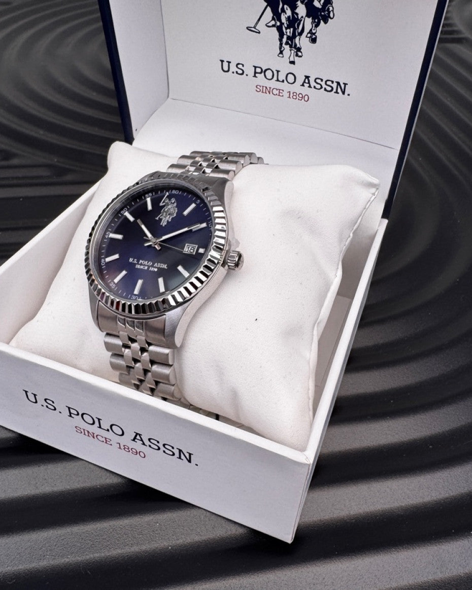 US Polo Assn Dark Blue UNISEX Stainless Steel Watch