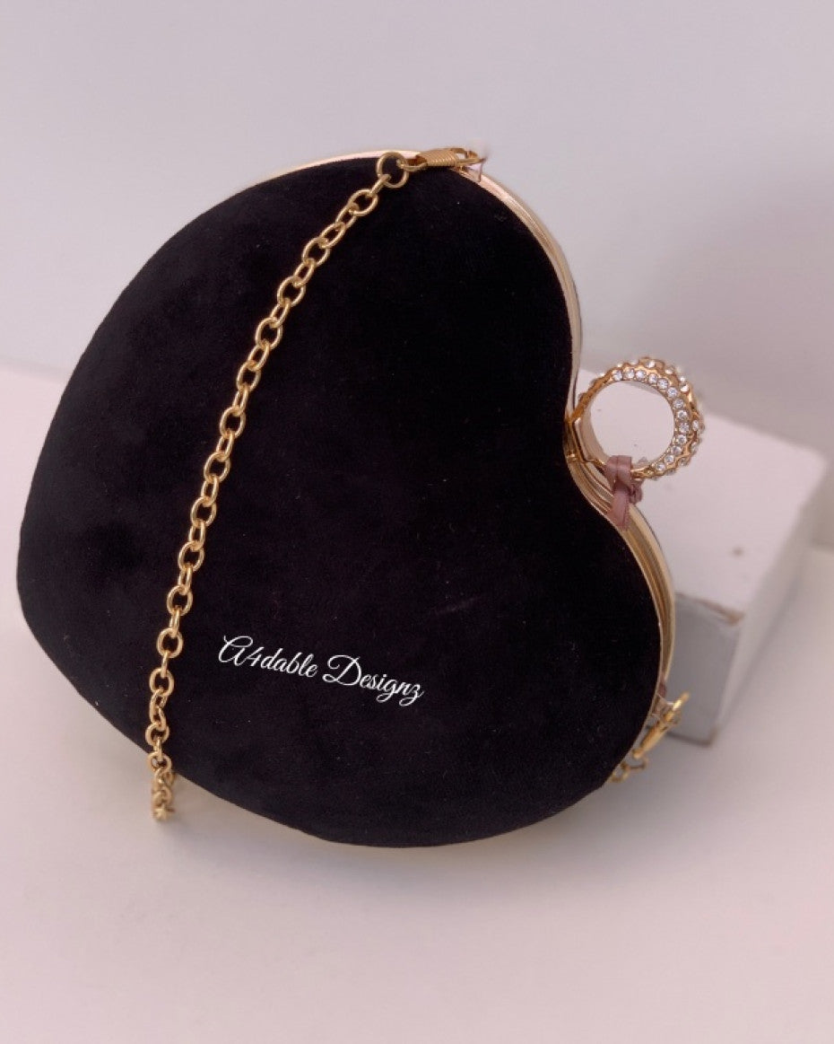 Heart Shaped Clutch Bag