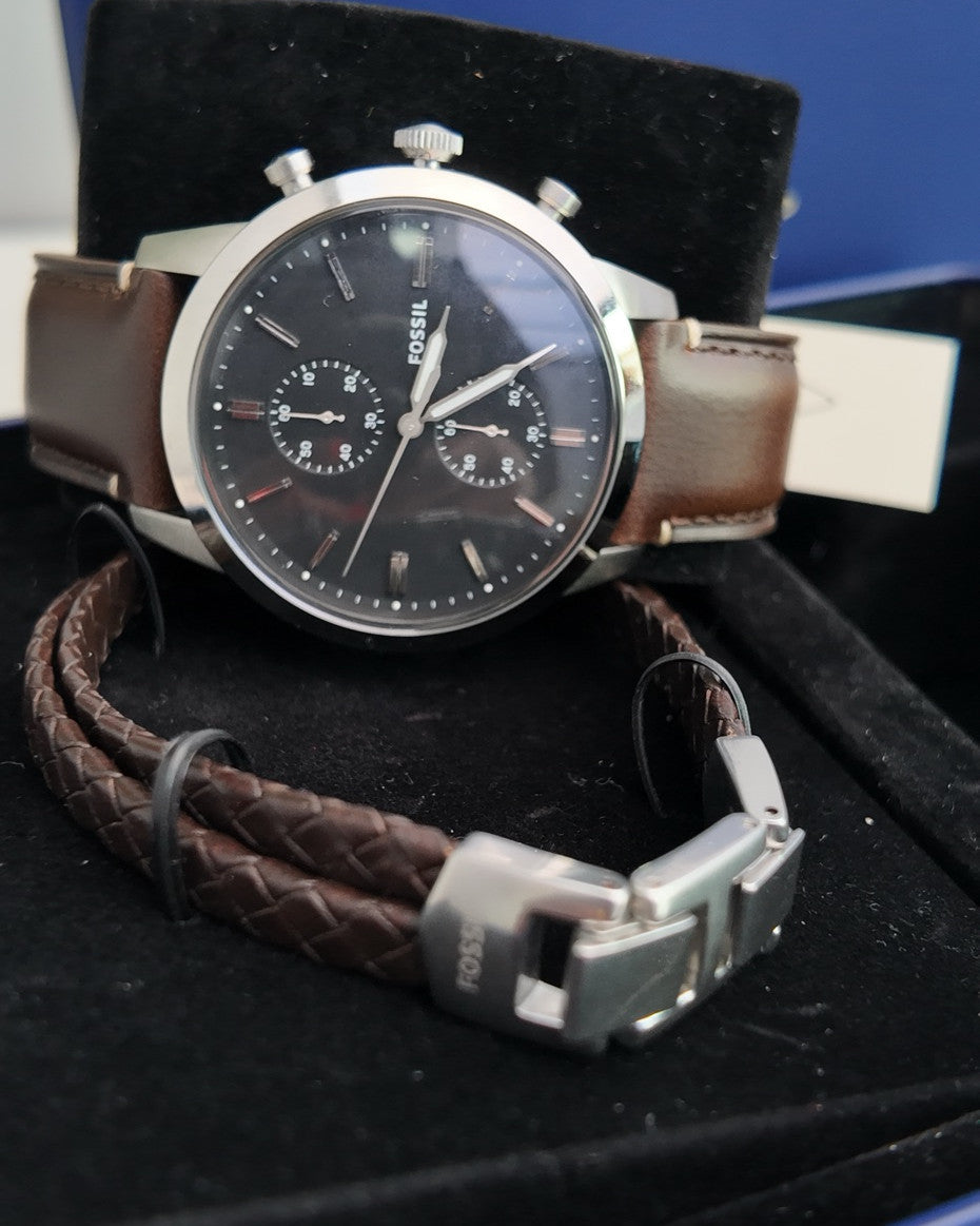 Fossil Watch and Bracelet Gift Set