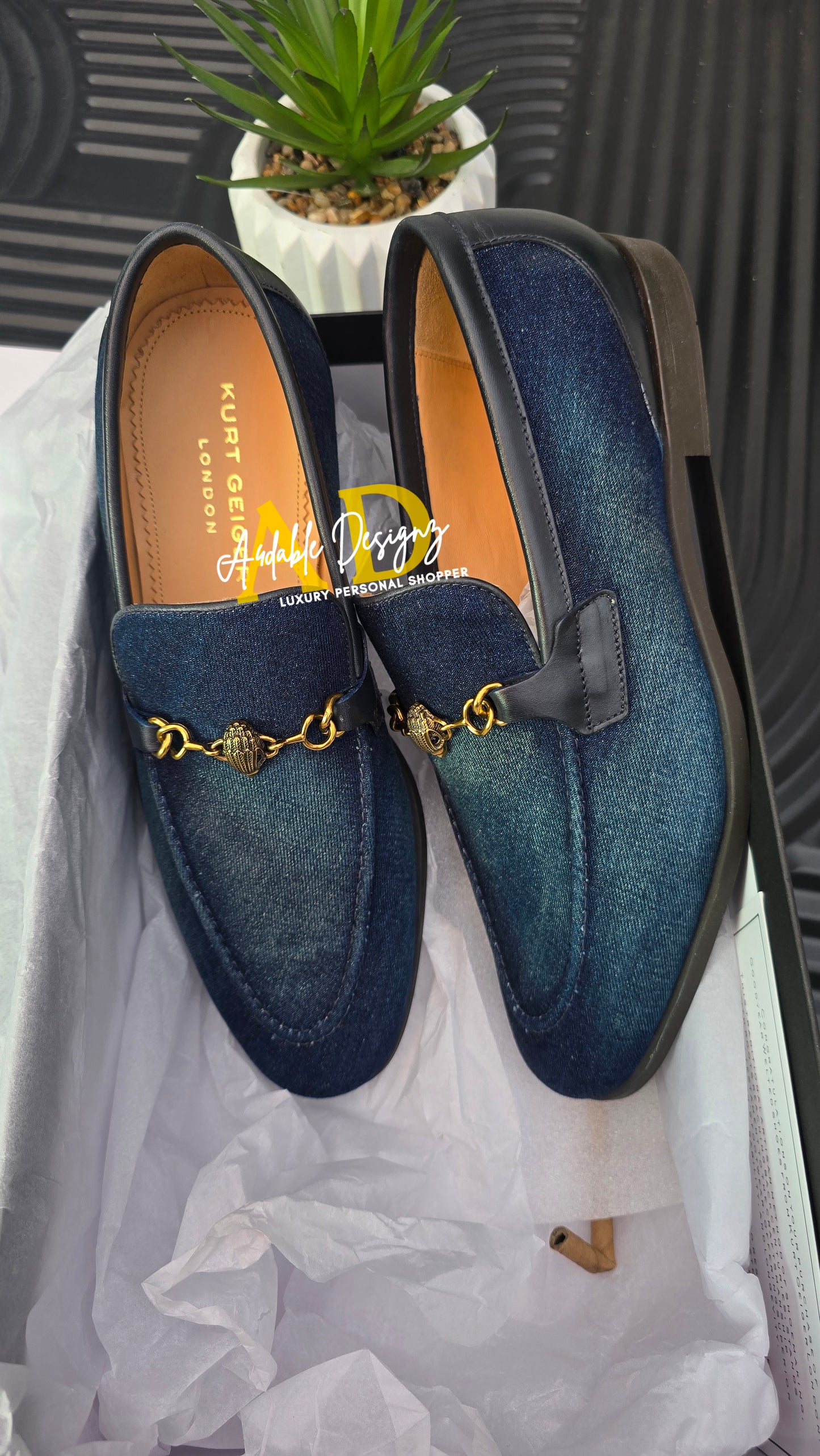 KG Denim Loafers for men