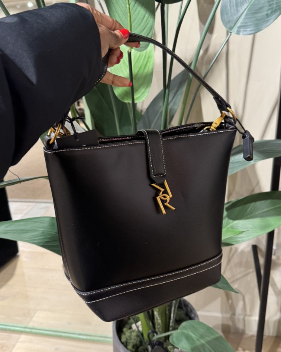 Black RI Bucket Bag