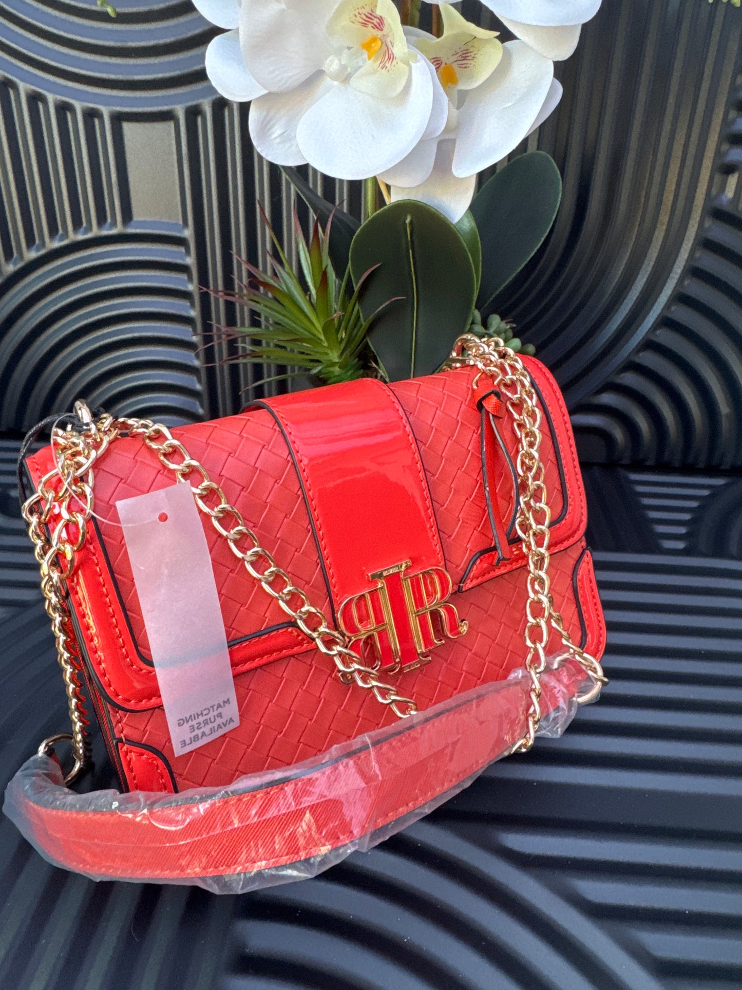 River Island Embossed satchel bag