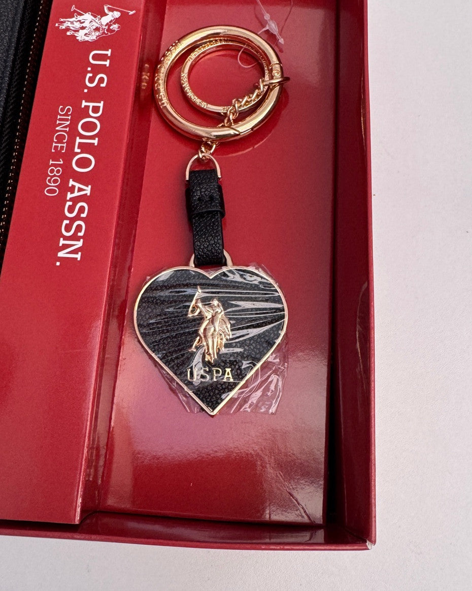 US Polo Assn Wallet and Key Holder Set