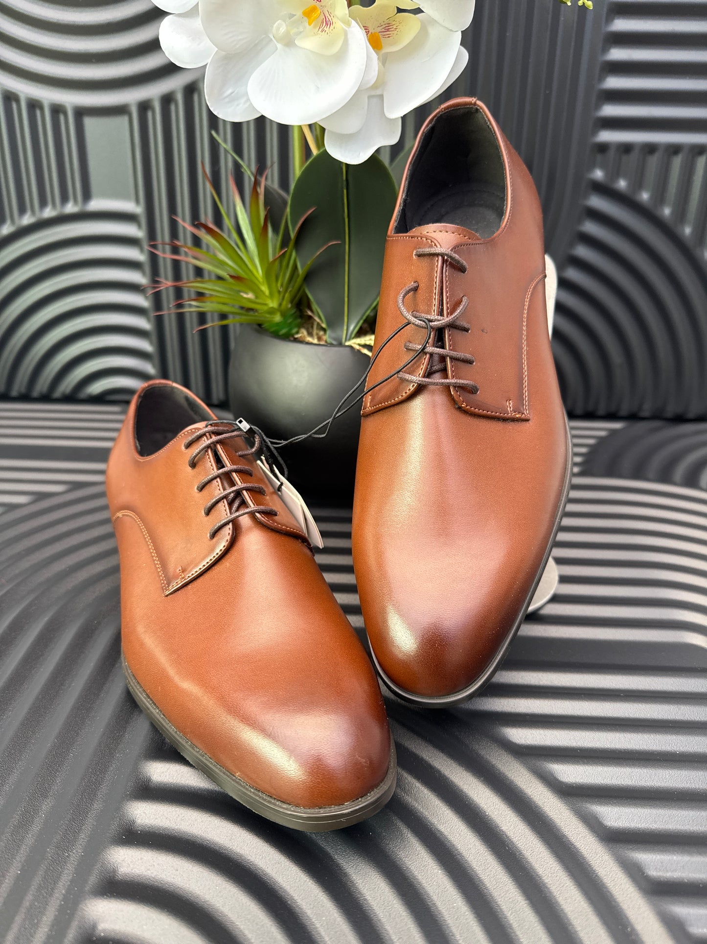 Smart Brown Leather Shoes