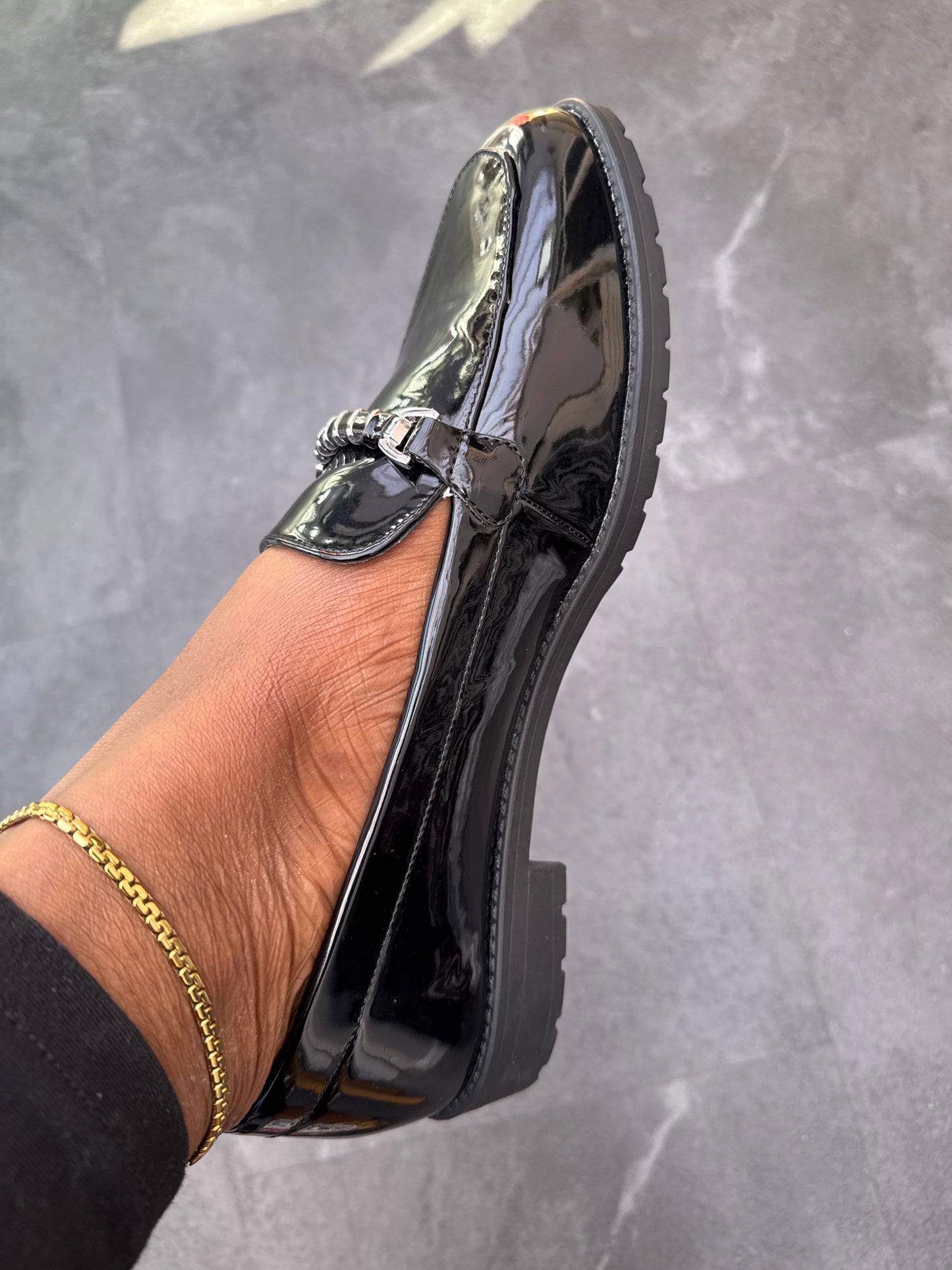 Patent Leather Loafers ladies