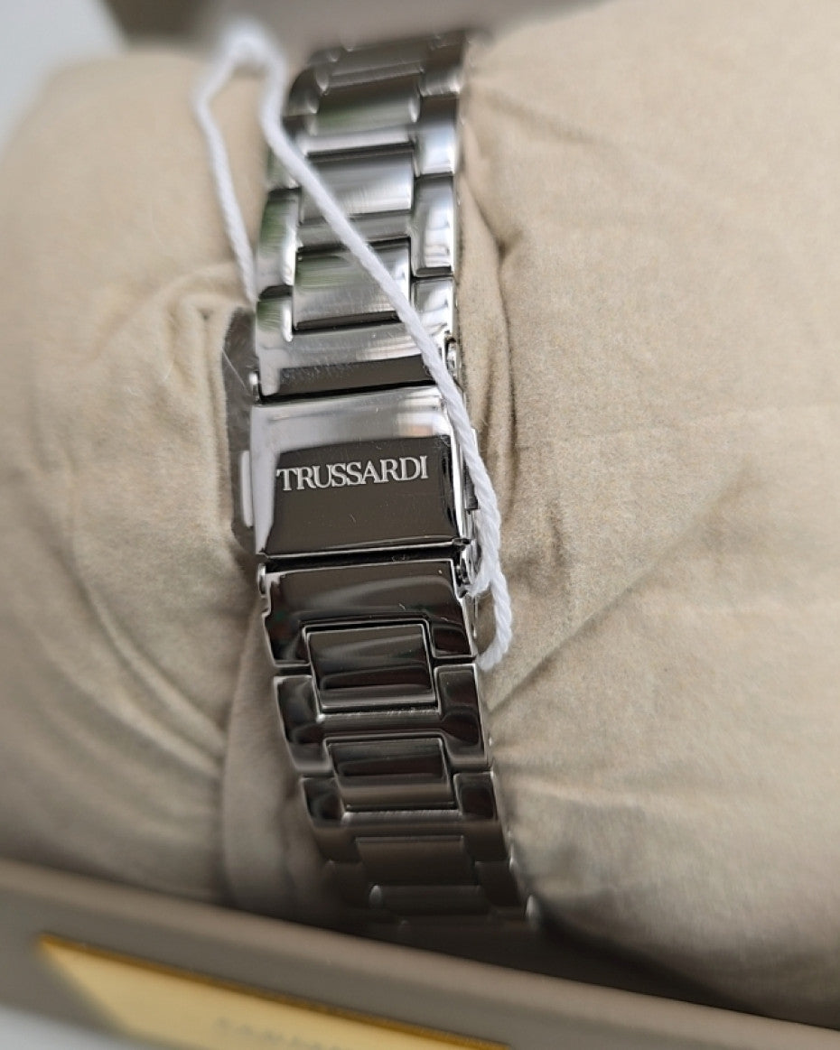 TRUSSARDI Women's Steel/White Watch