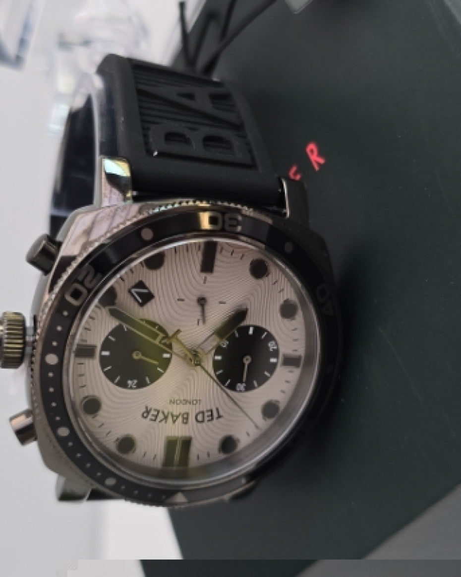 Ted Baker Black Chronograph Watch