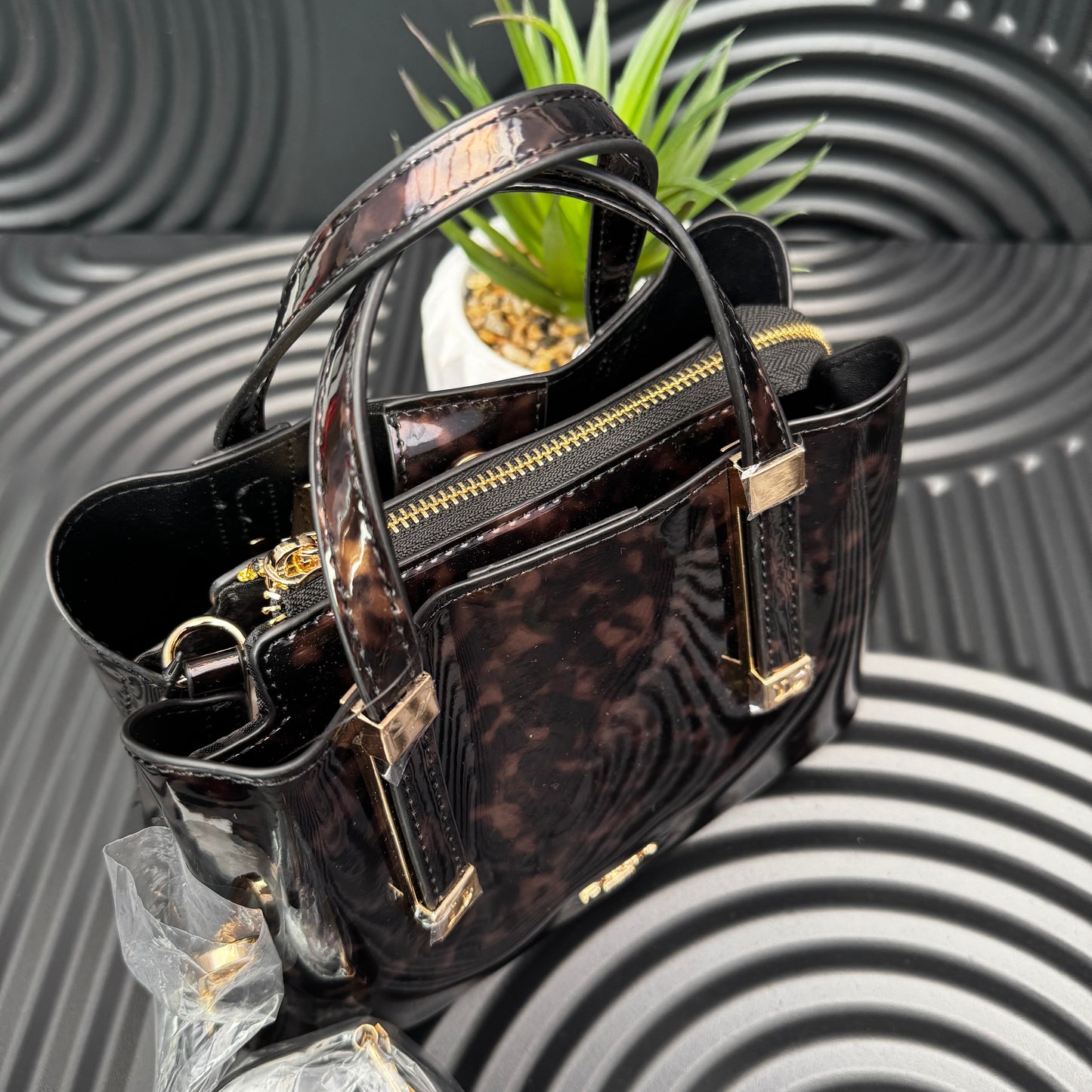 Brown Gloss Grab Bag