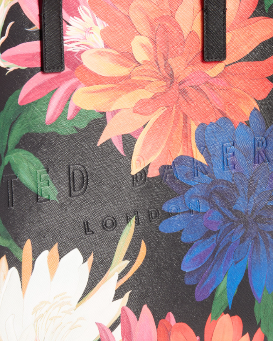 Ted Baker Print Textured XL Icon Tote Bag