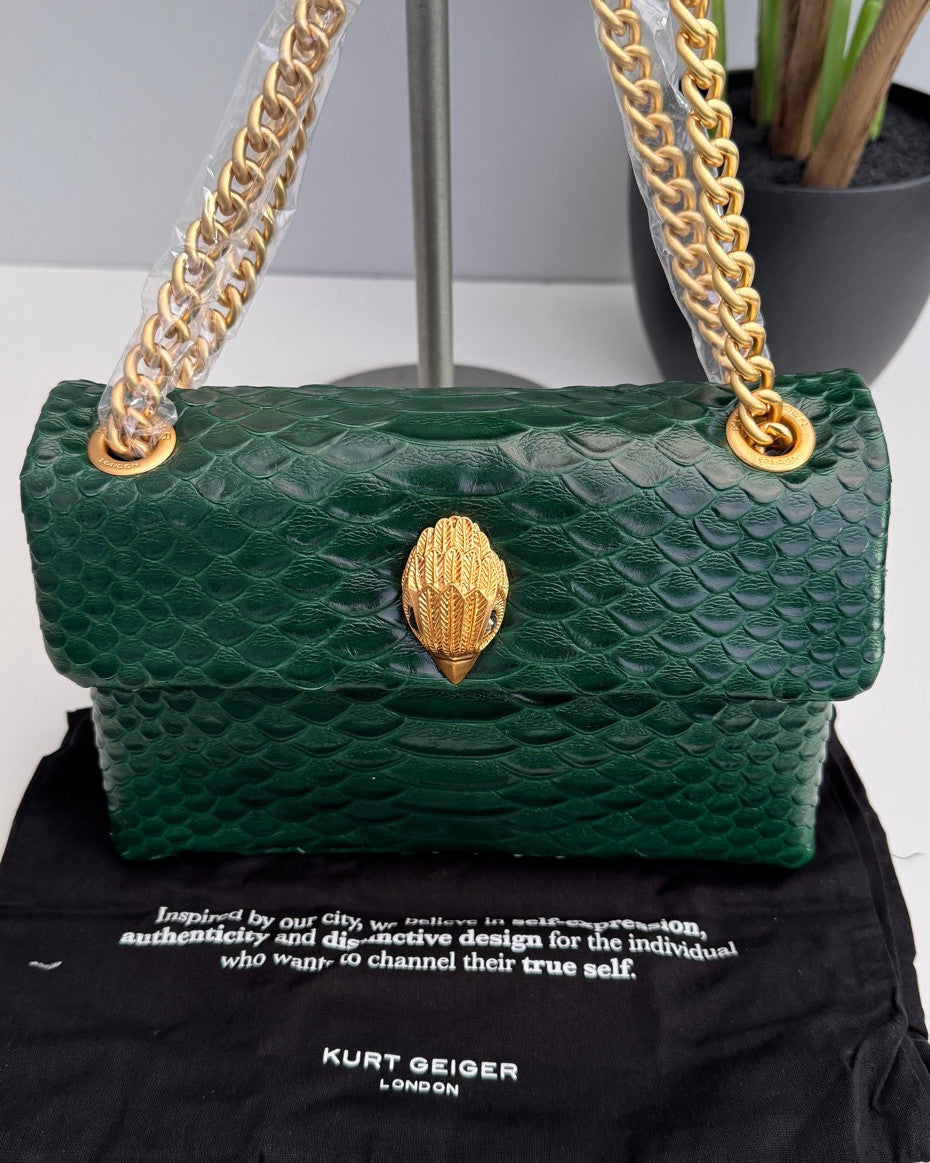 KG Kensington Crossbody Bag In Dark Green