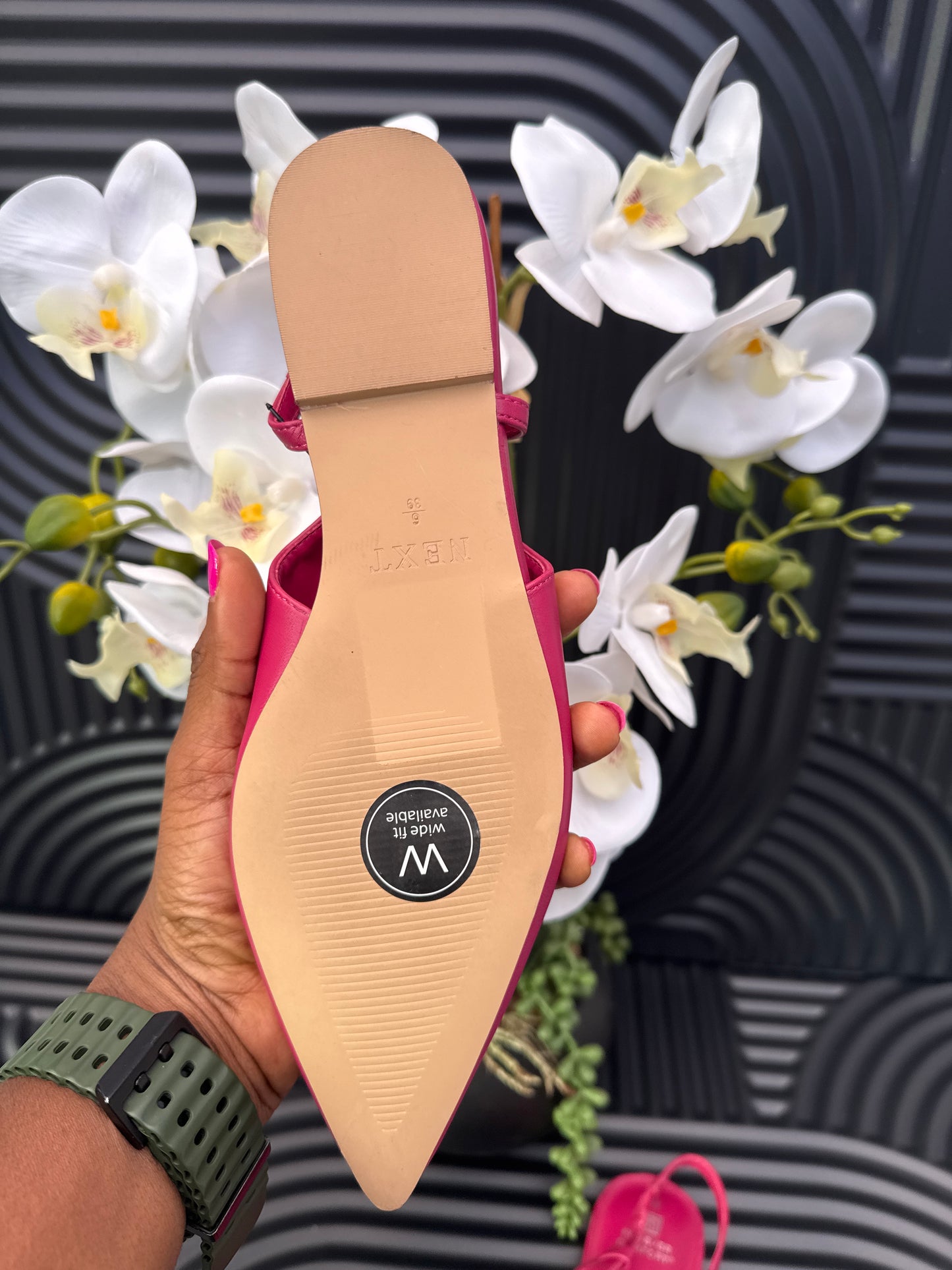 Pointed Strappy Flats