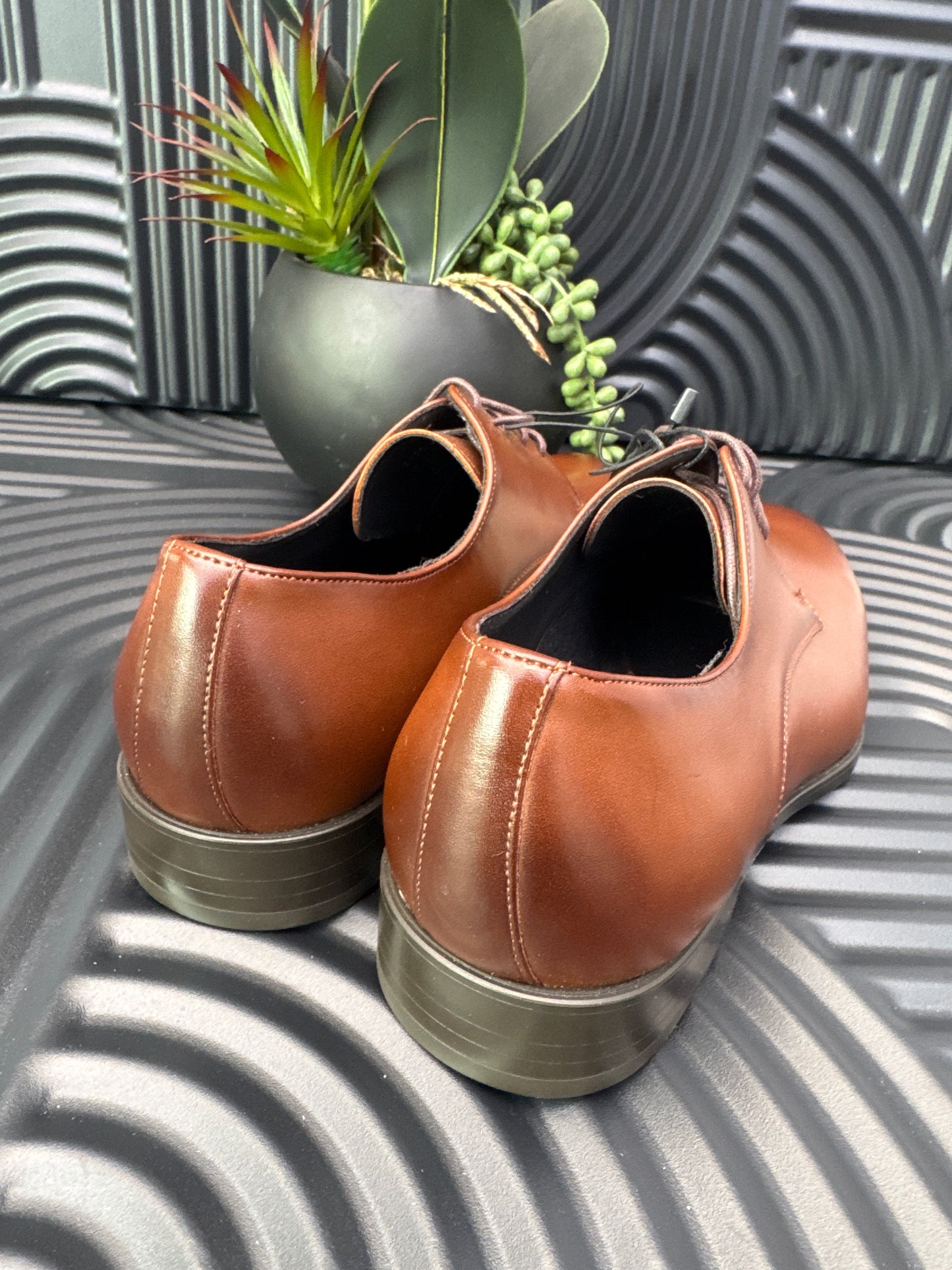 Smart Brown Leather Shoes