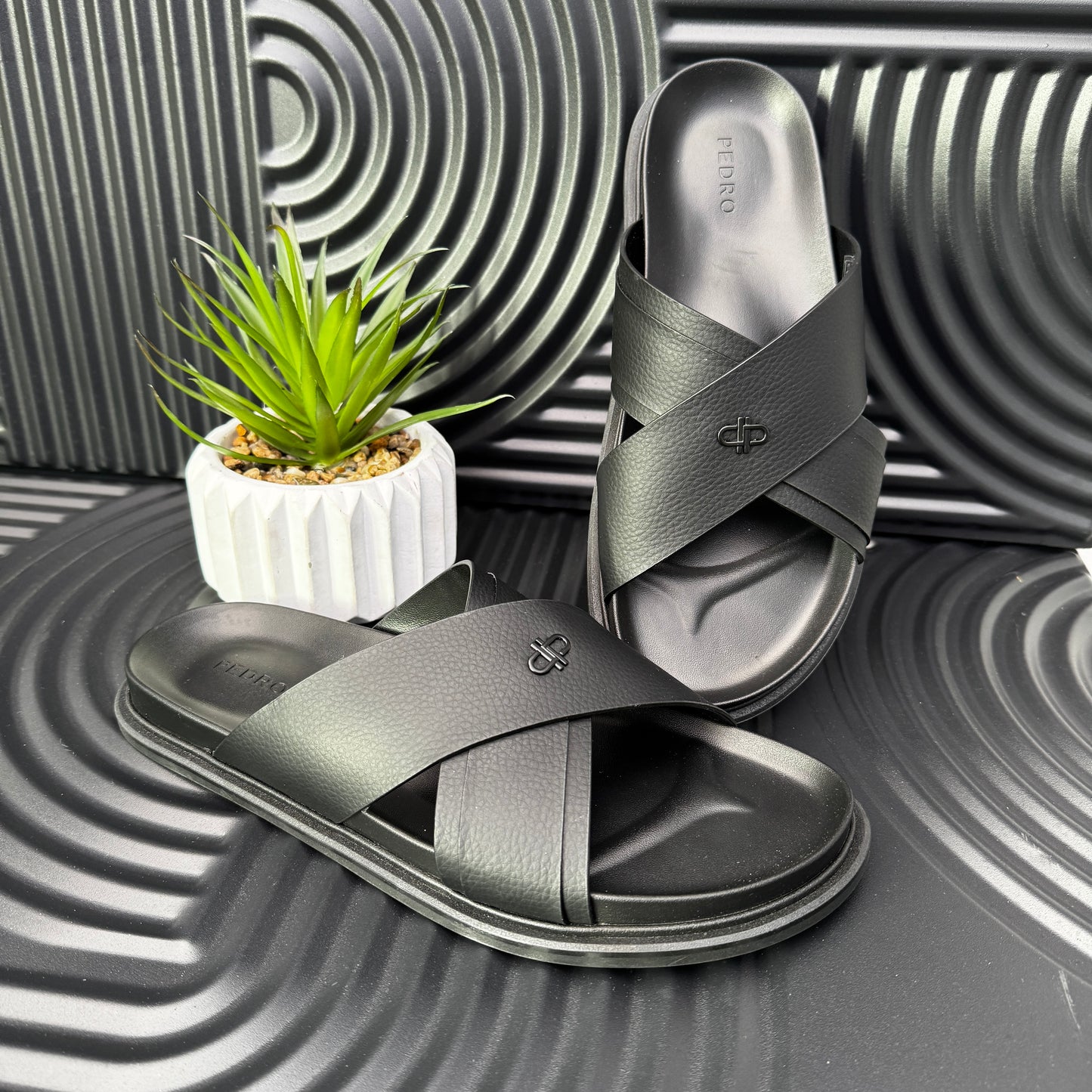 Cross Strap Sandals for Men