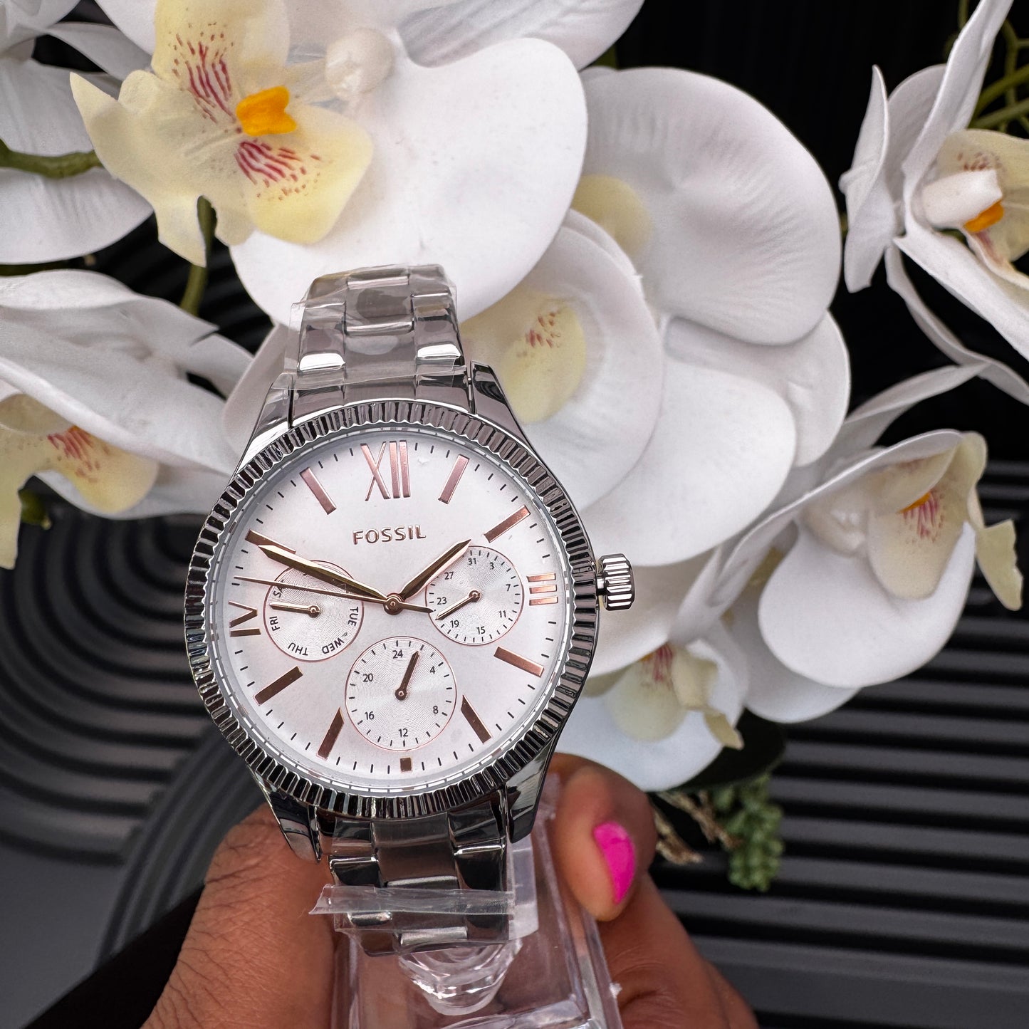 Fossil Multifunction Stainless Steel Watch for Ladies
