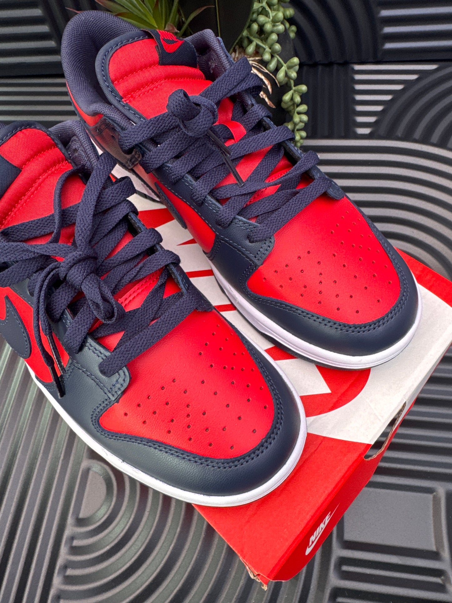 NIKE Sneakers in Red and Blue