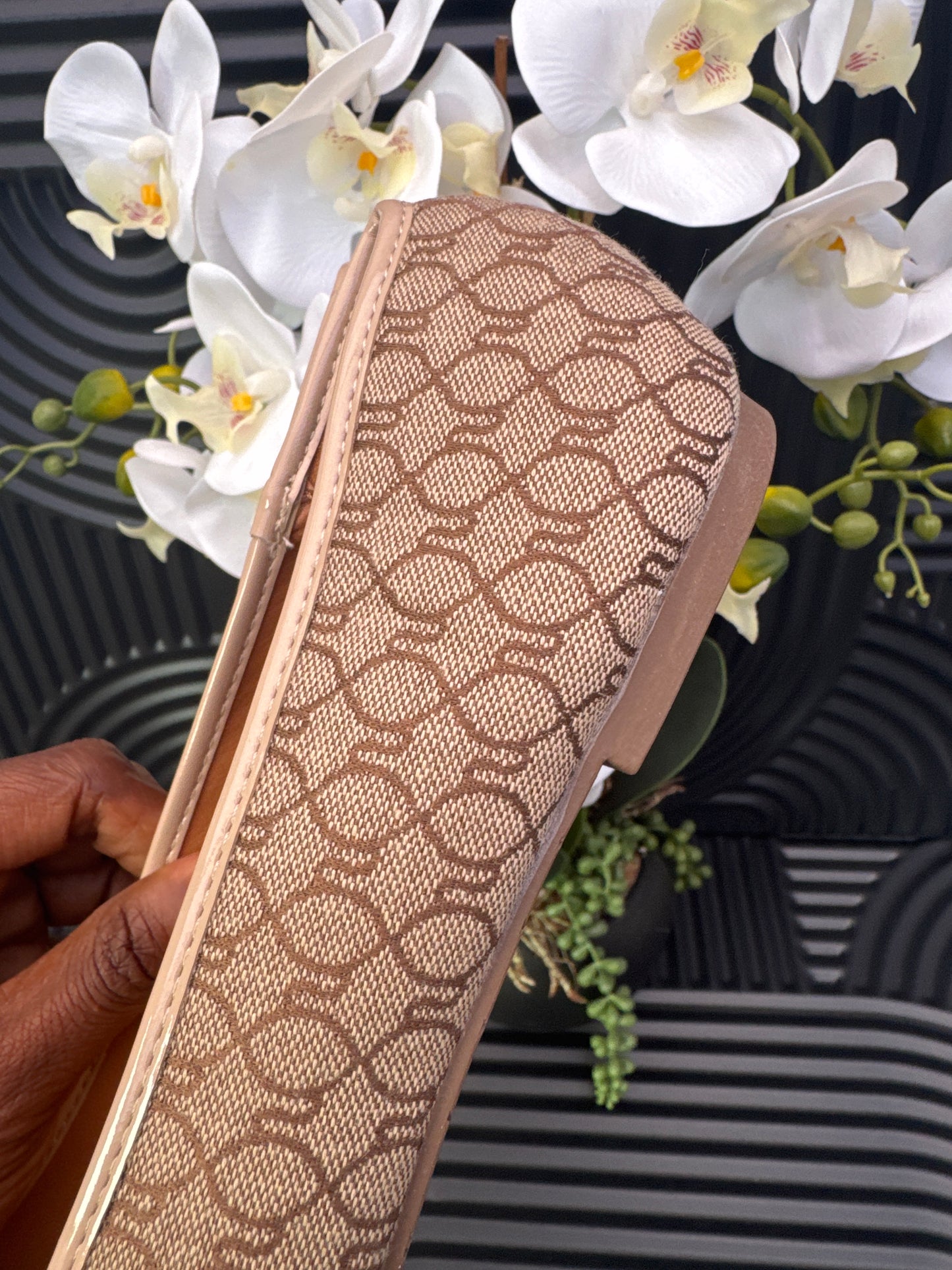 Monogram Bow Ballet Shoes