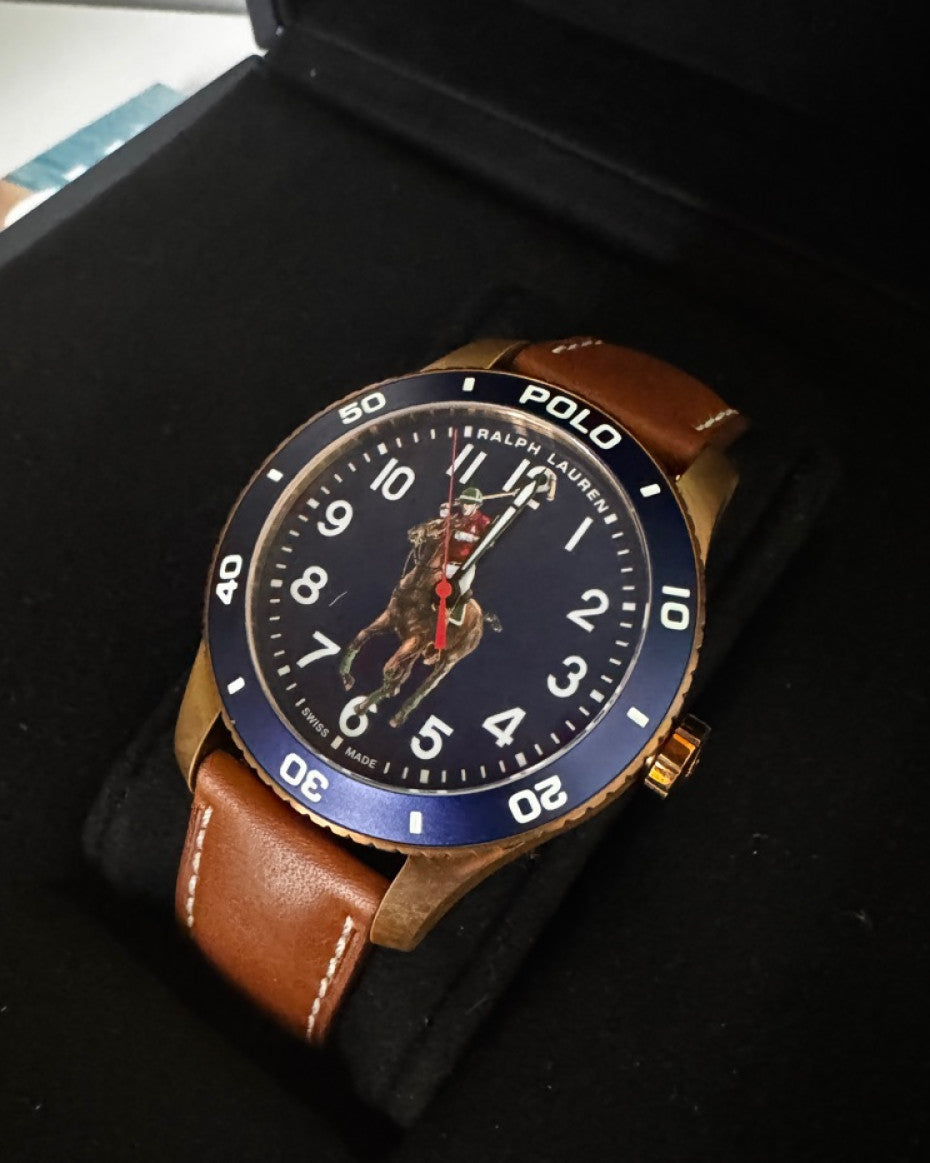 Limited Edition Brown Polo Ralph Lauren Watch