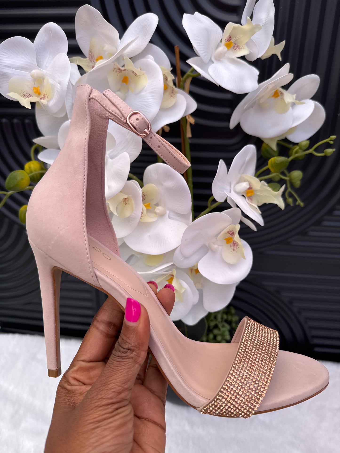 ALDO Leather heeled Sandal