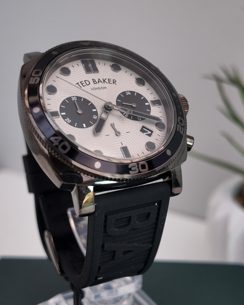 Ted Baker Black Chronograph Watch