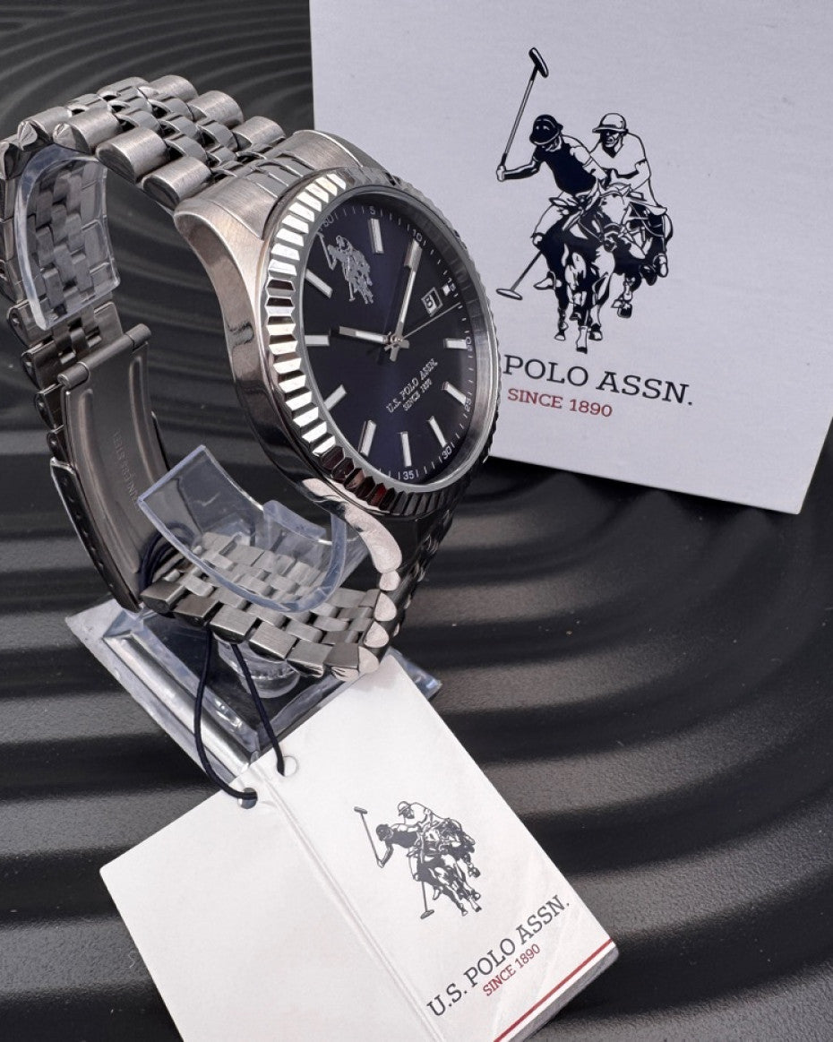 US Polo Assn Dark Blue UNISEX Stainless Steel Watch