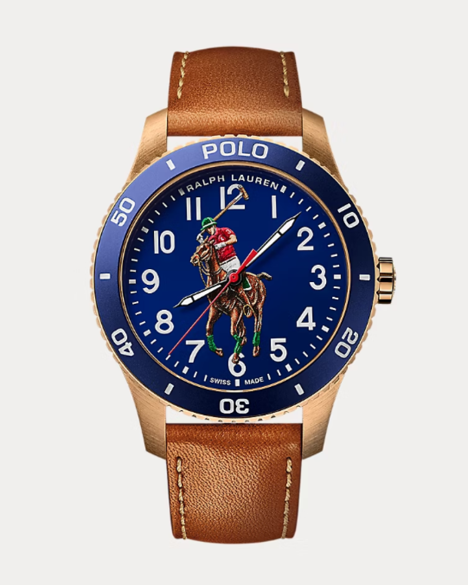 Limited Edition Brown Polo Ralph Lauren Watch