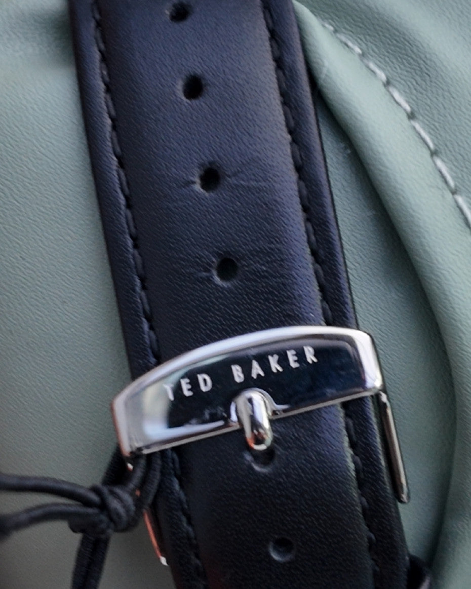 Ted Baker Black Genuine Leather Watch