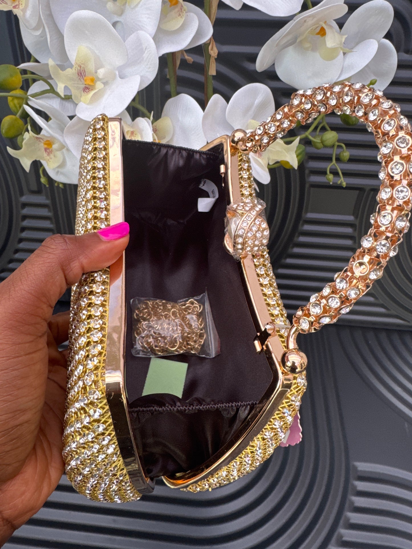 Gold Clutch Bag