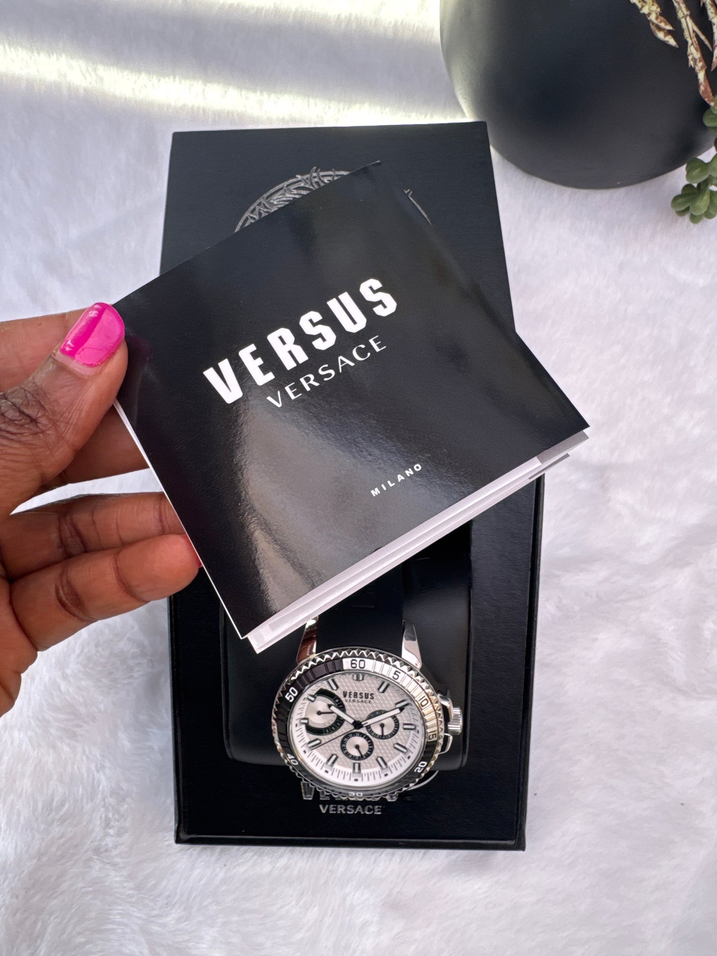 Versus Versace Chronograph Watch with Silicon Strap