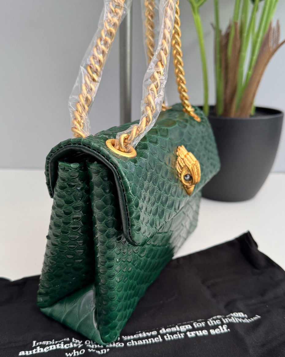 KG Kensington Crossbody Bag In Dark Green