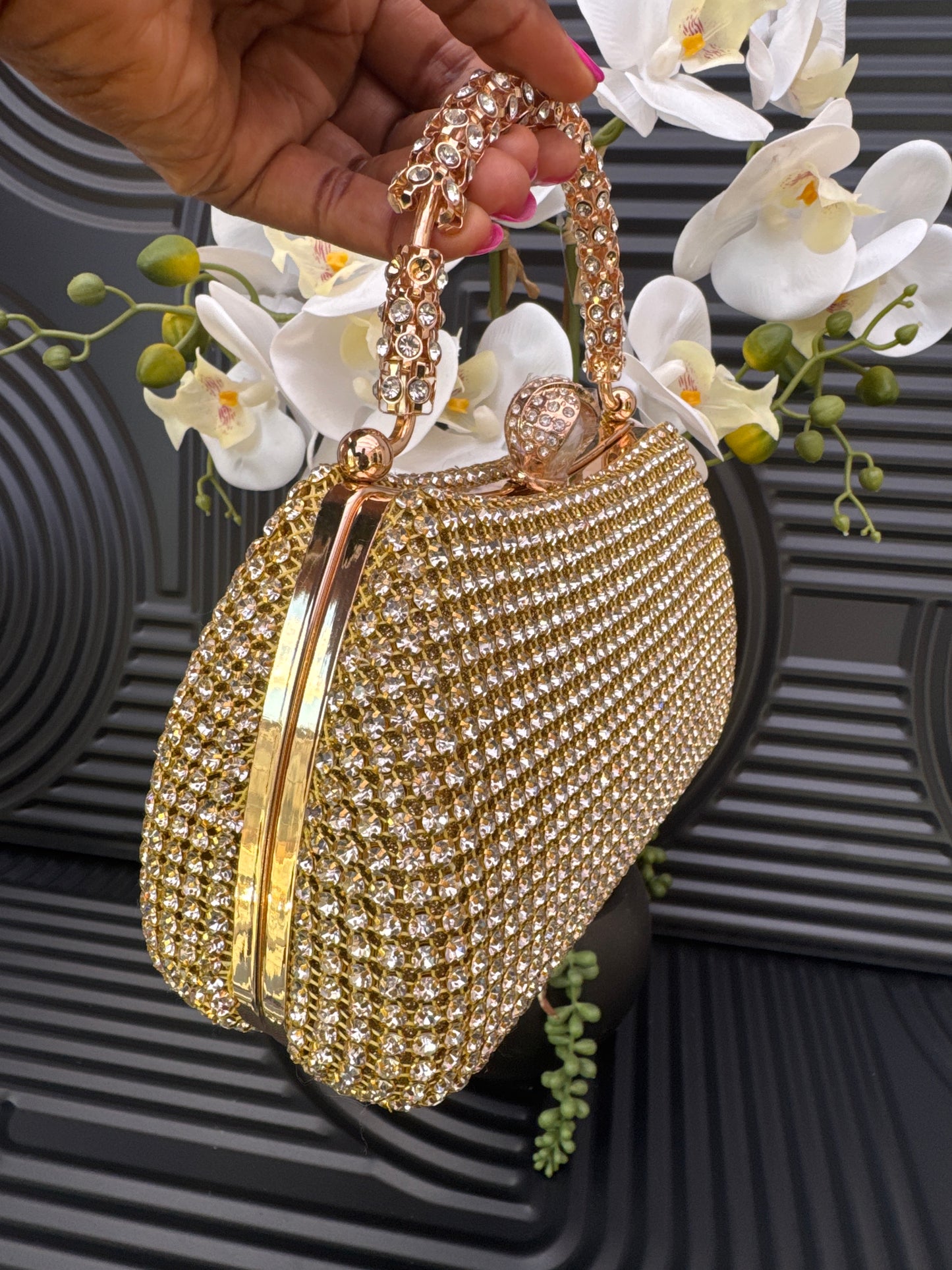 Gold Clutch Bag