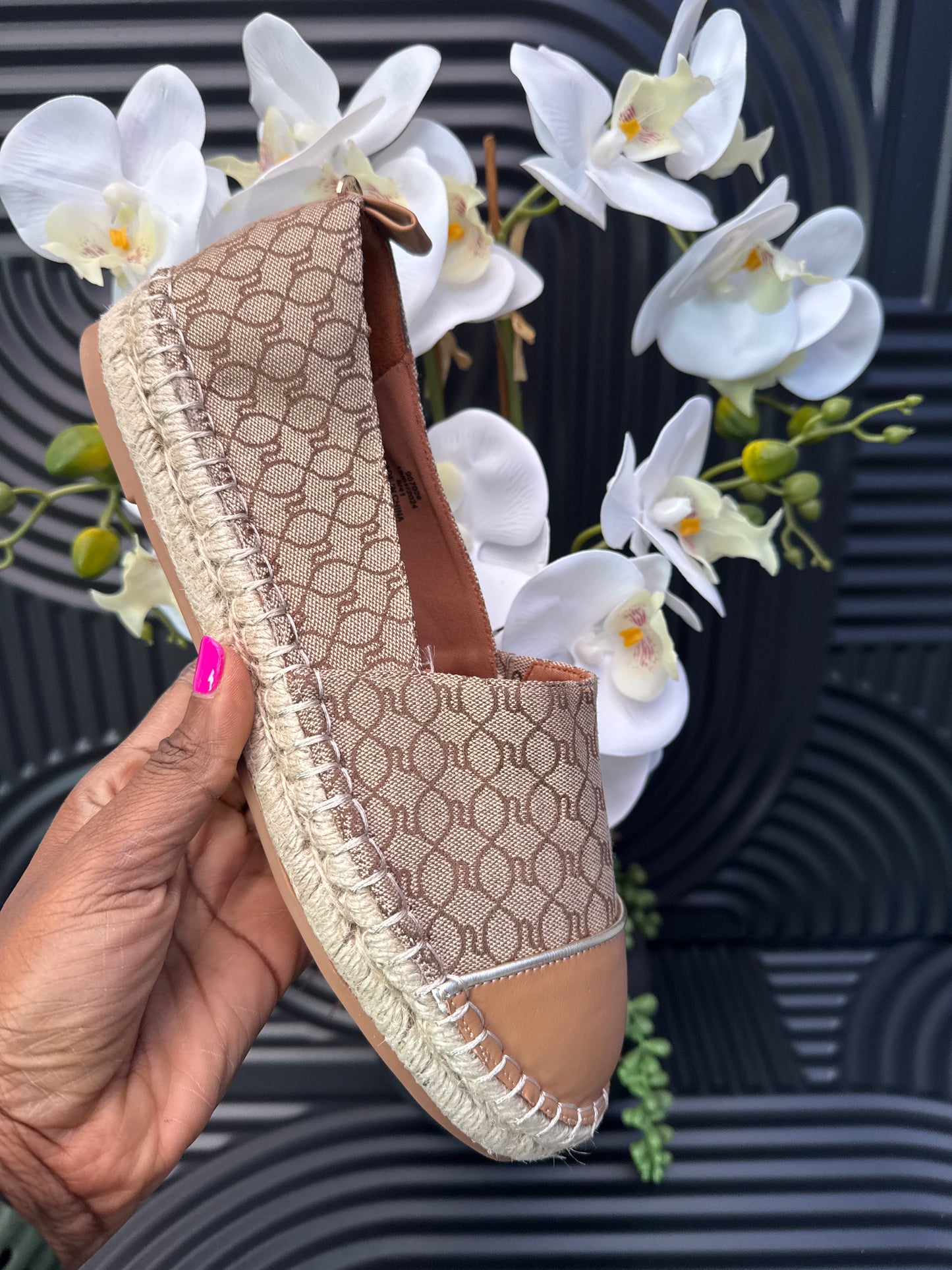 Brown Monogram Espadrille