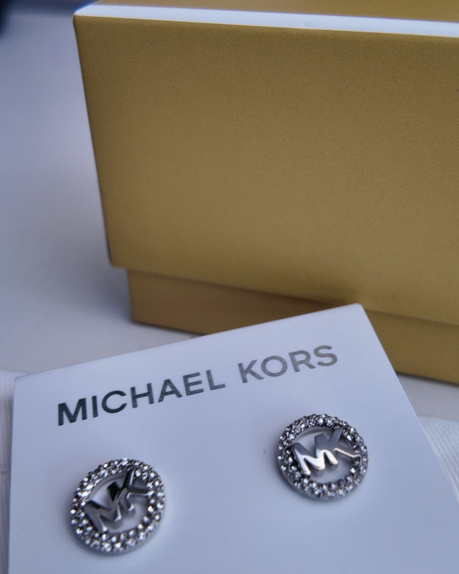 Michael Kors Ladies' Sterling Silver Stud Earrings