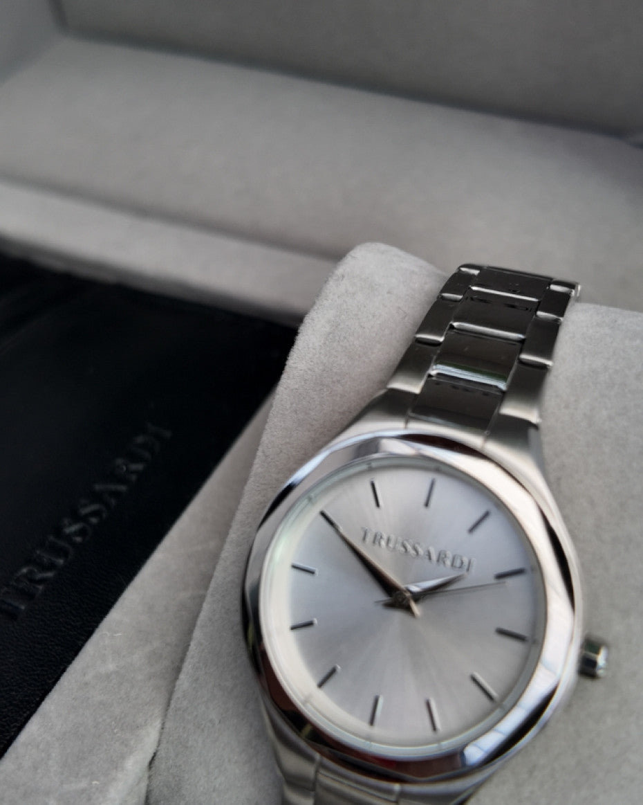 TRUSSARDI Watch and Card Holder Set