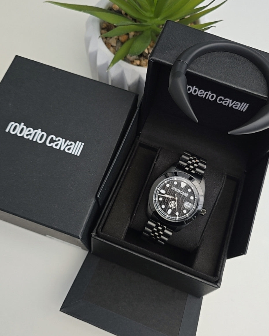 Roberto Cavalli Black Dial Watch